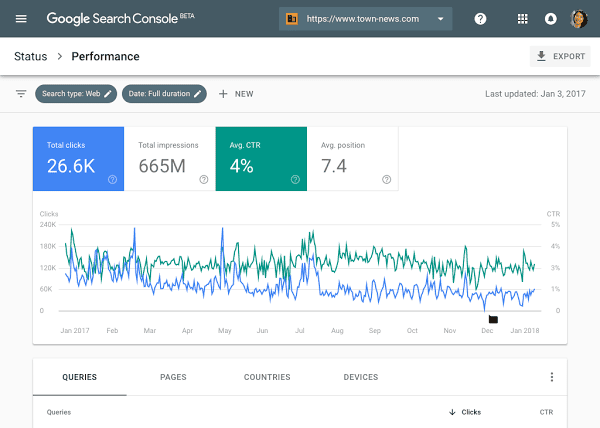 New Search Console